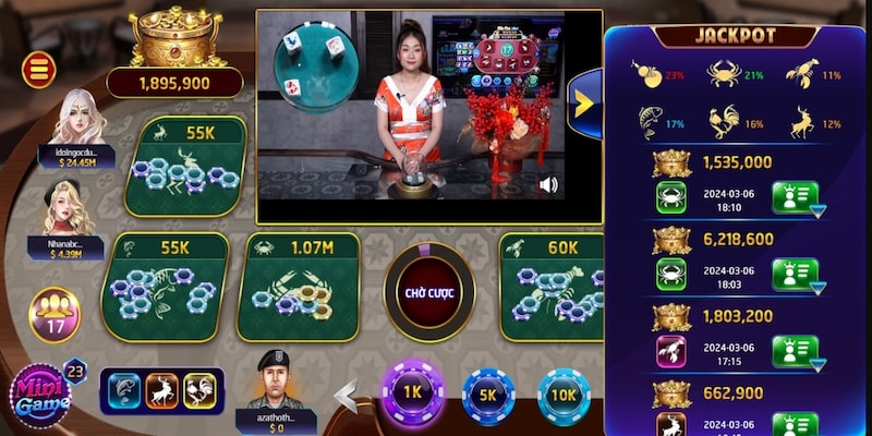 Live Bầu Cua chuyên nghiệp tại cổng game